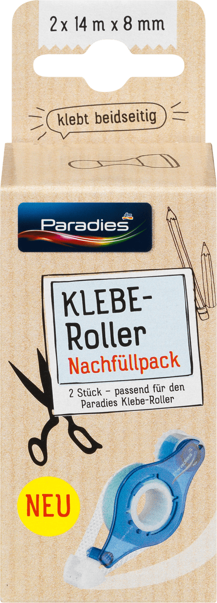Kleberoller Nachfüllpack Set 2tlg, 1 St