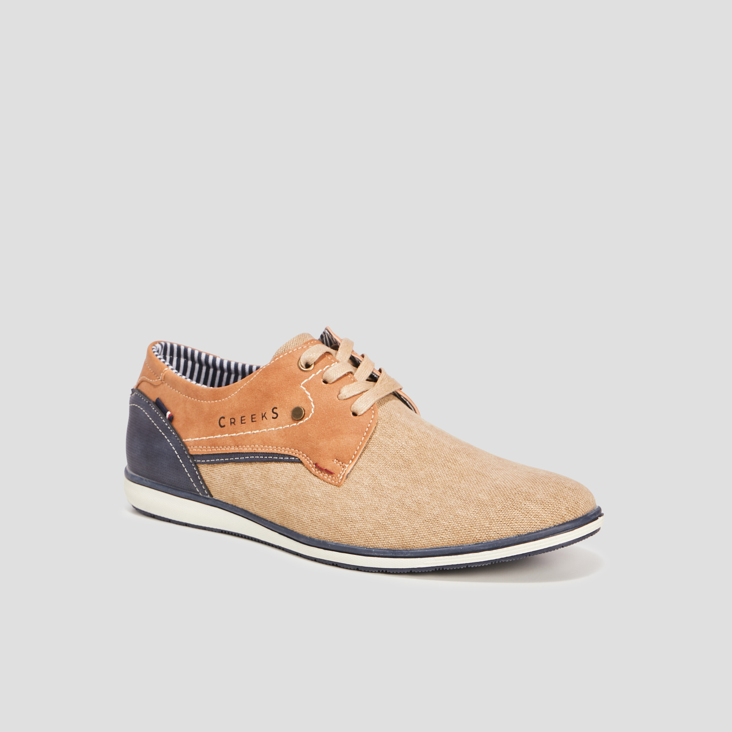 Derbies à lacets Creeks sable homme | La Halle