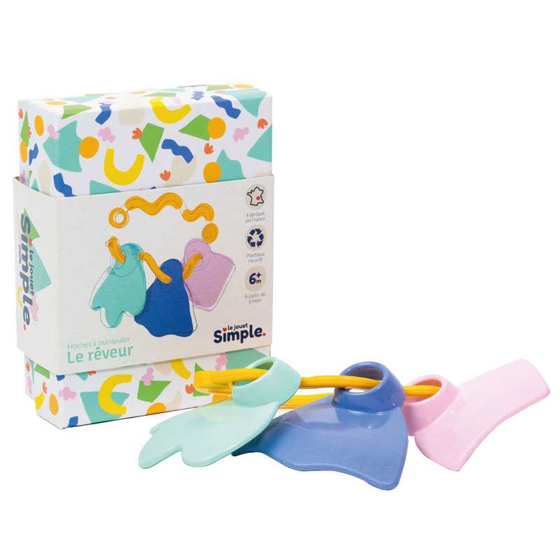 Coffret le hochet rêveur orange Le jouet simple