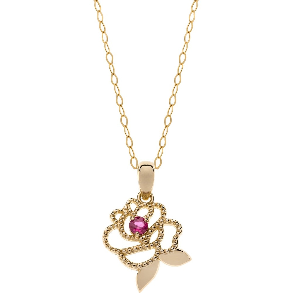 Disney Chaînette pour enfants 375 Or jaune collier