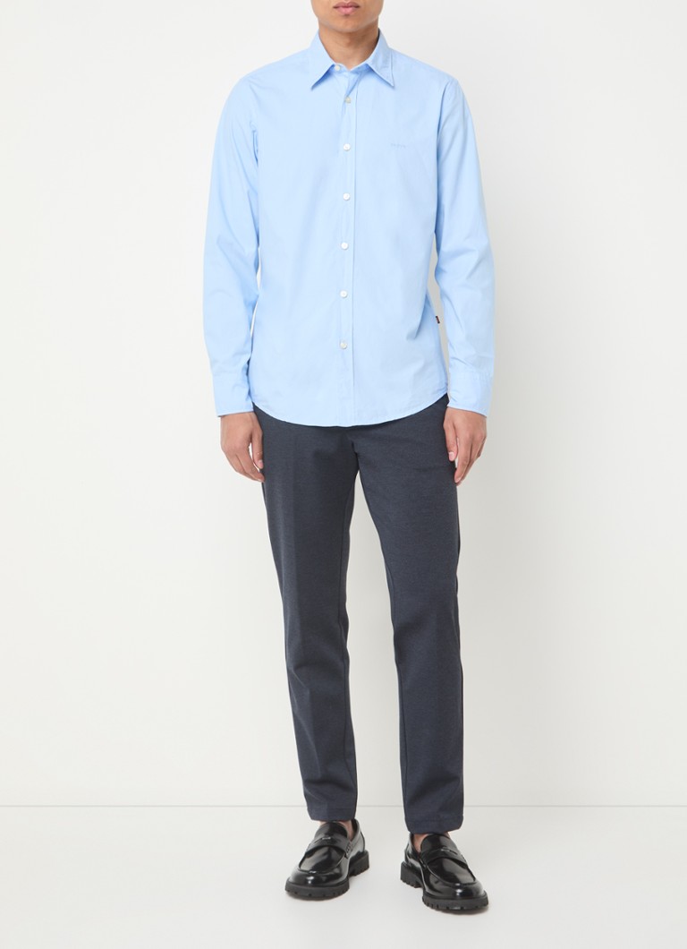 Camisa HUGO BOSS Regular slim fit com logotipo