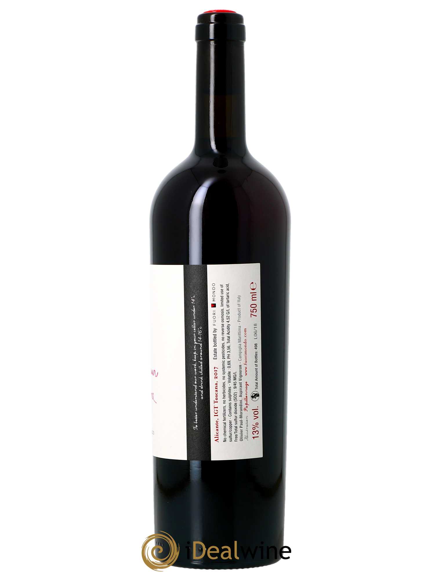 Toscana IGT Monsieur Antoine Fuori Mondo  2017 - Lot de 1 Bouteille