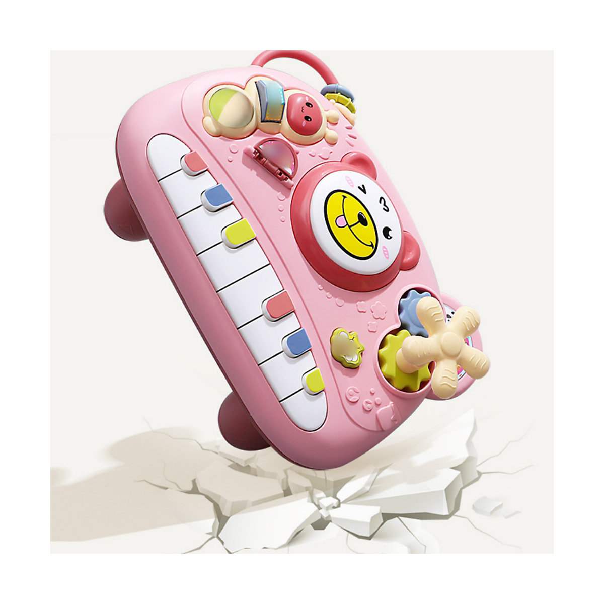 Elektronische Tastatur für Kinder Multifunktionale Interessenentwicklung Interaktive Eltern-Kind-Spiele mit Musik/Vokalisation
