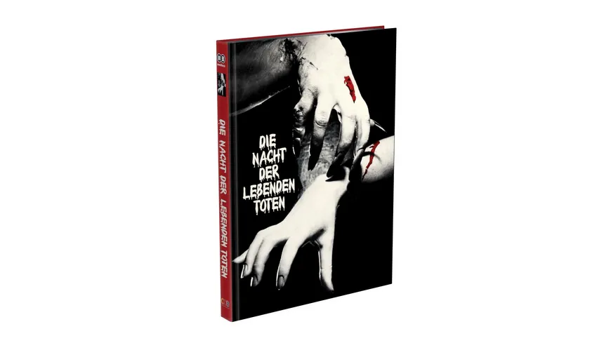 DIE NACHT DER LEBENDEN TOTEN (1968) (Neue Synchro) - 2-Disc Mediabook Cover D (Blu-ray + DVD) Limited 500 Edition - Uncut