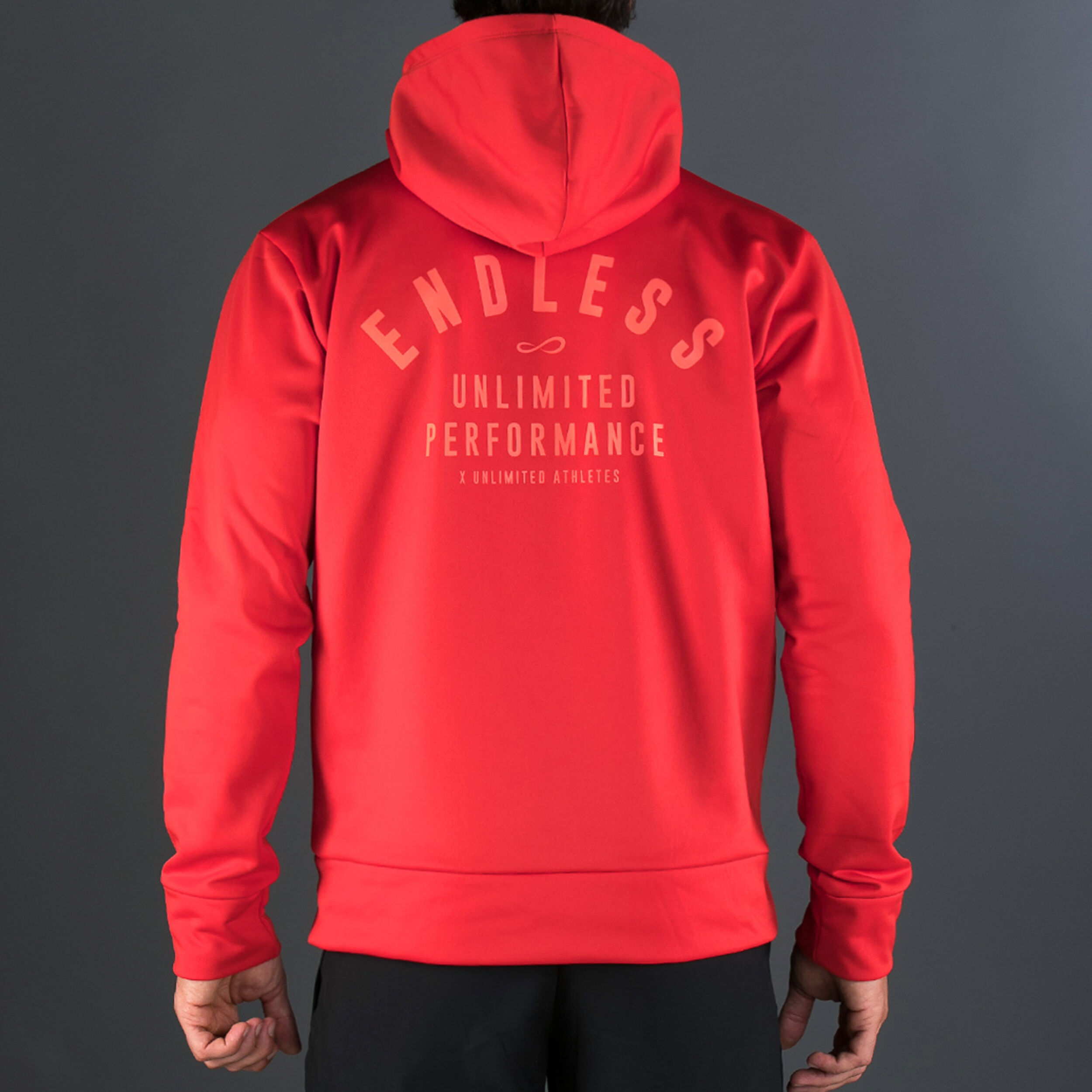Rush Hoody Herren - Rot, Koralle