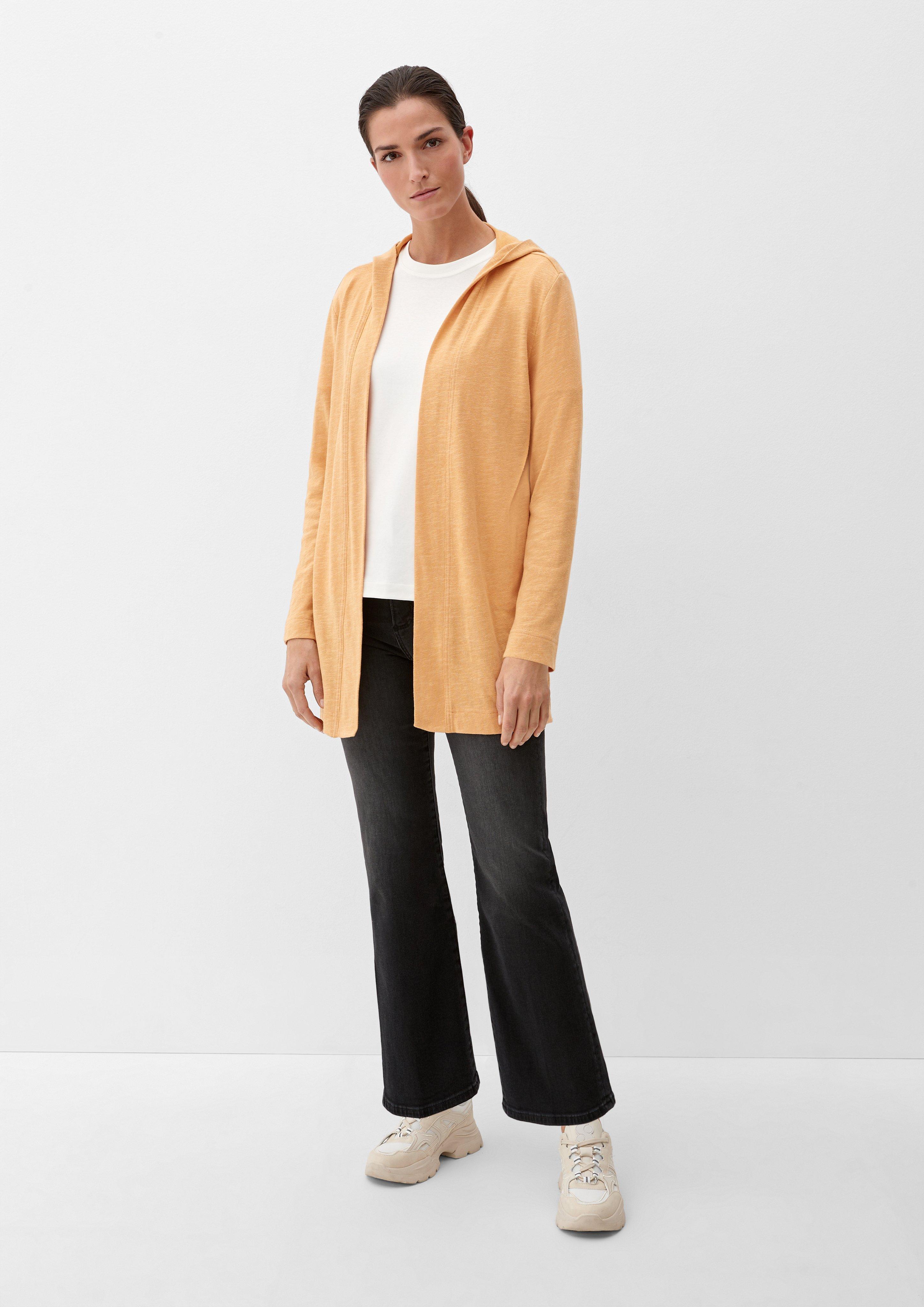 Long-Cardigan mit Kapuze  2127681-1770