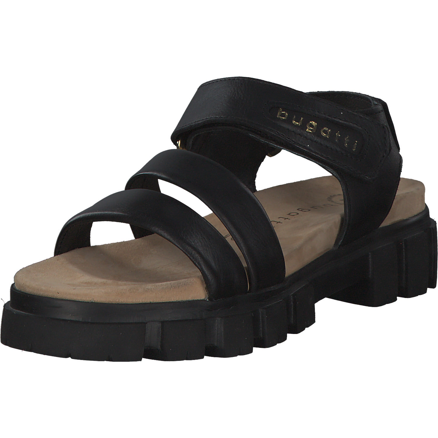 Bugatti Mary A7F80, Klassische Sandalen, Damen, Schwarz