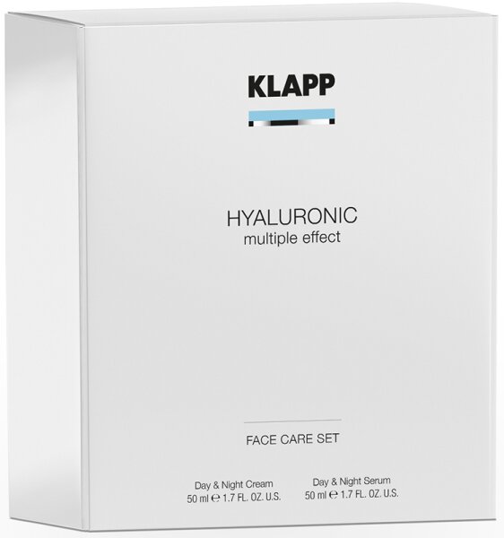 KLAPP Skin Care Science Hyaluronic Set Day & Night Cream + Serum Gesichtspflegeset