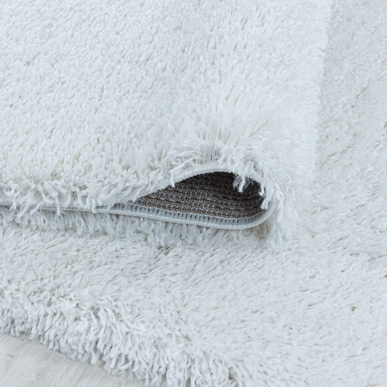 Ayyildiz Teppich, FLUFFY 3500, WHITE, 80 x 80 cm