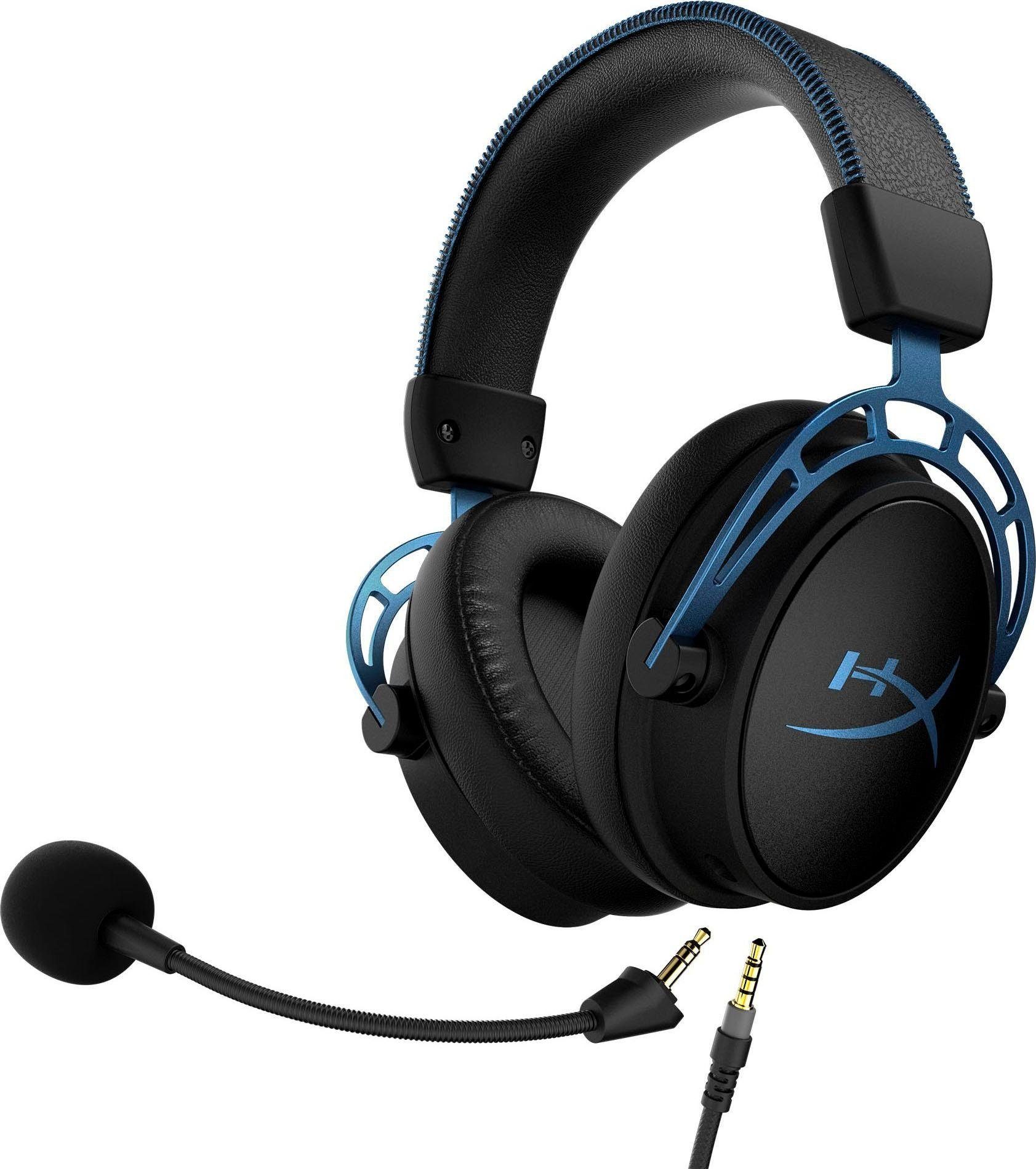 HyperX Cloud Alpha S Gaming-Headset (Mikrofon abnehmbar, Noise-Cancelling)