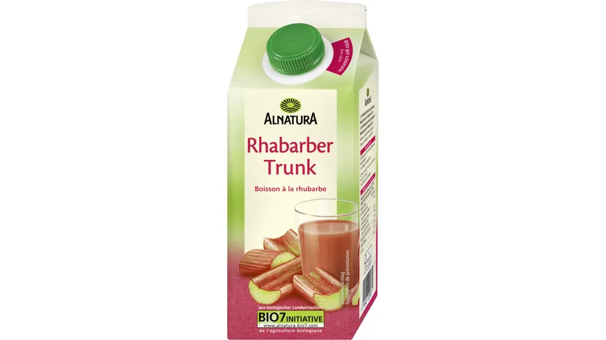 Alnatura Bio Rhabarbertrunk 750 ml