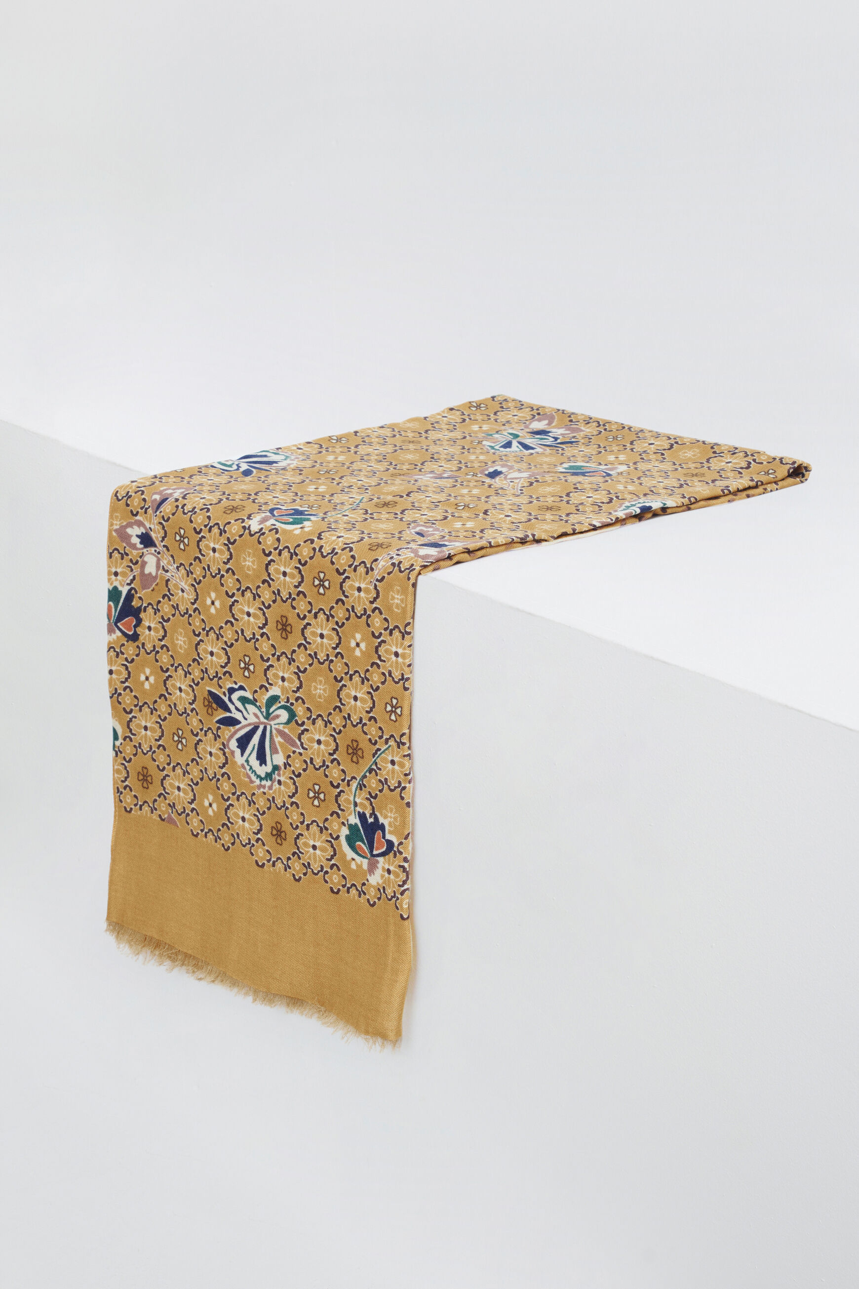 foulard olivia jaune clair femme