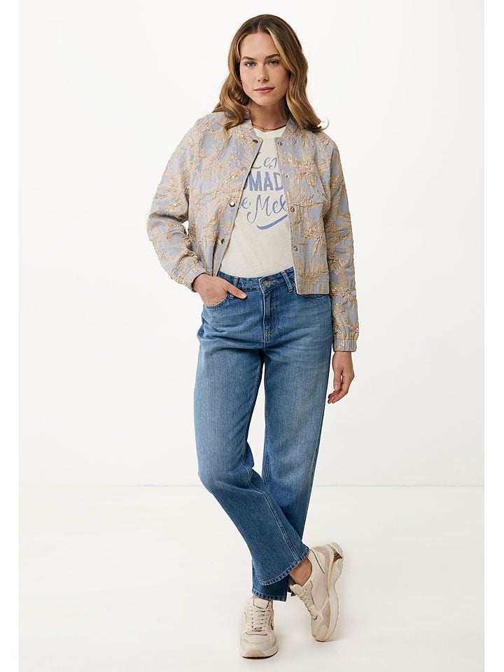 Mexx Blouson in Hellgrau/ Gold günstig kaufen