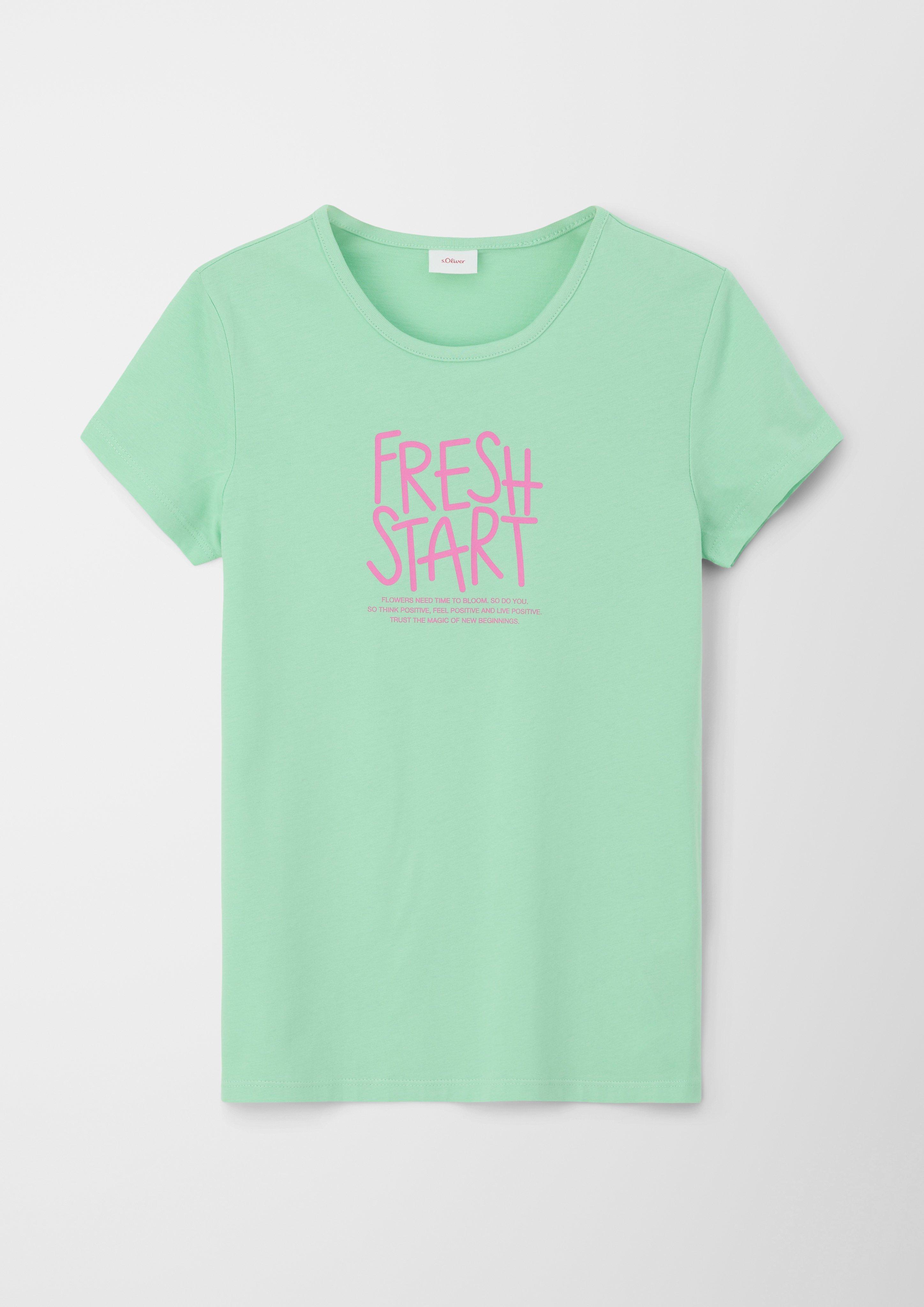 T-Shirt mit Statementprint  2130423-7300