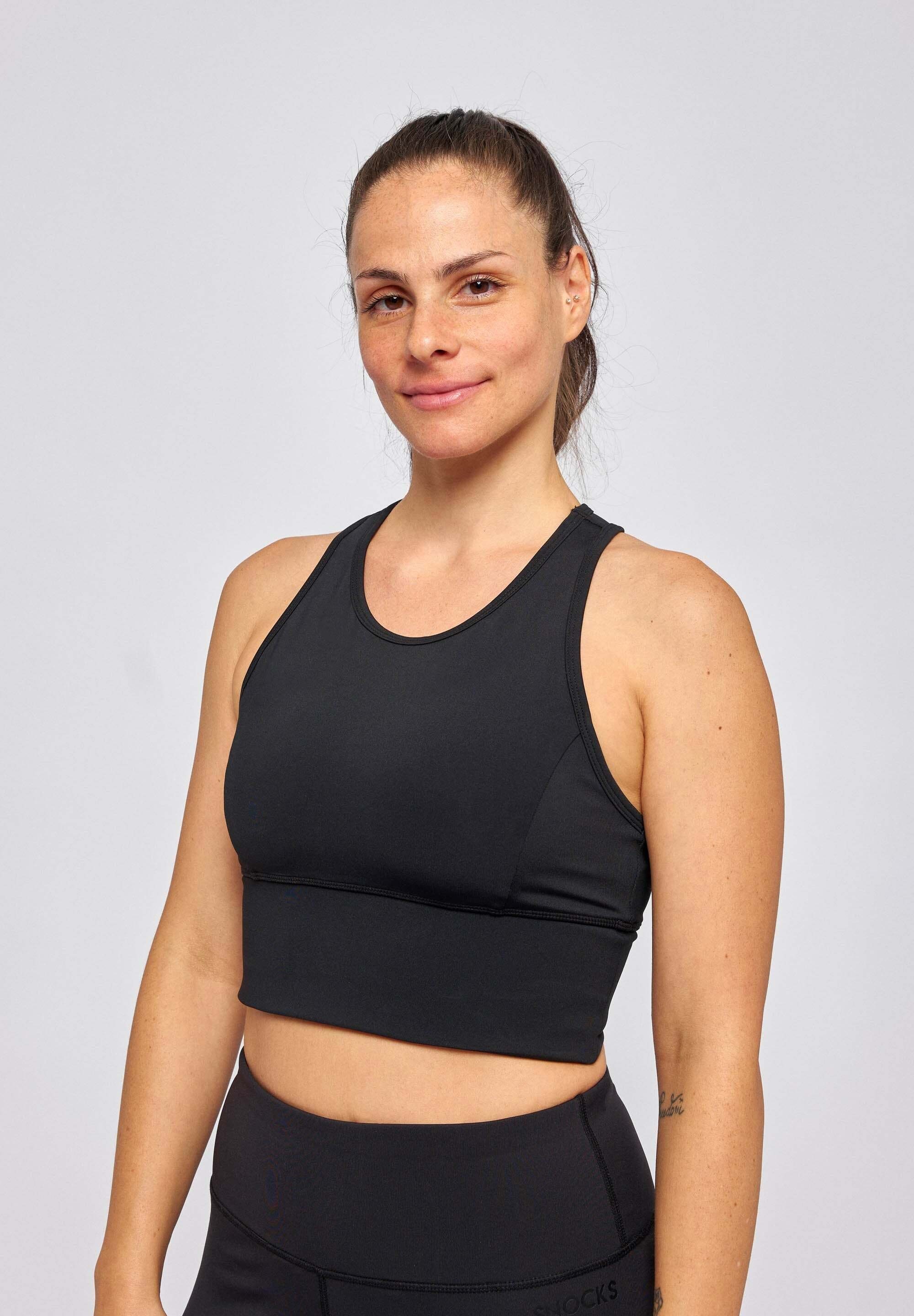 SNOCKS Sporttop Sport Tank Top, cropped (1-tlg) bequem mit Racerback, eng anliegend