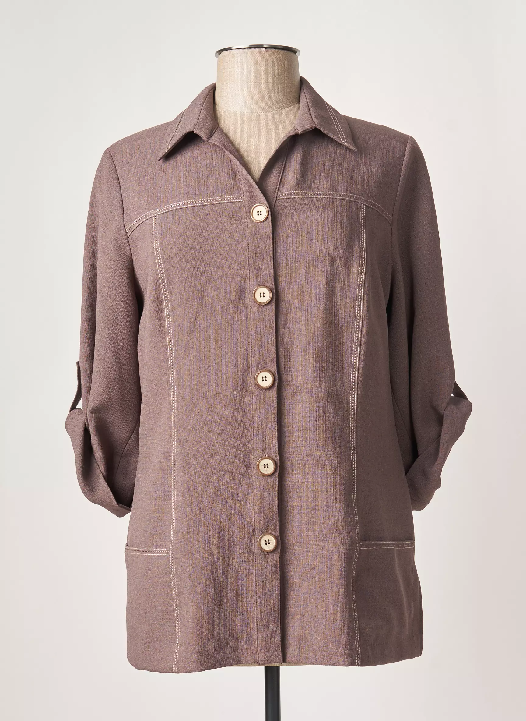 Guy Dubouis Vestecasual Femme couleur marron