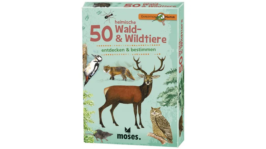 moses. - Expedition Natur - 50 heimische Wald- & Wildtiere