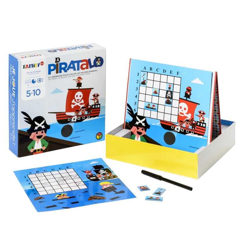 Jeu de bataille navale Piratalo Oxybul