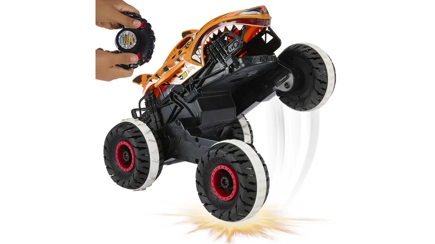 Hot Wheels R/C Tiger Shark Monster Truck, ferngesteuertes Auto