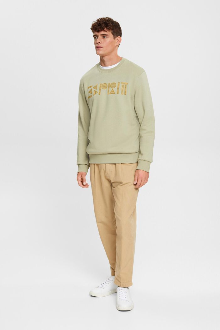Rundhals-Sweatshirt mit Logoprint