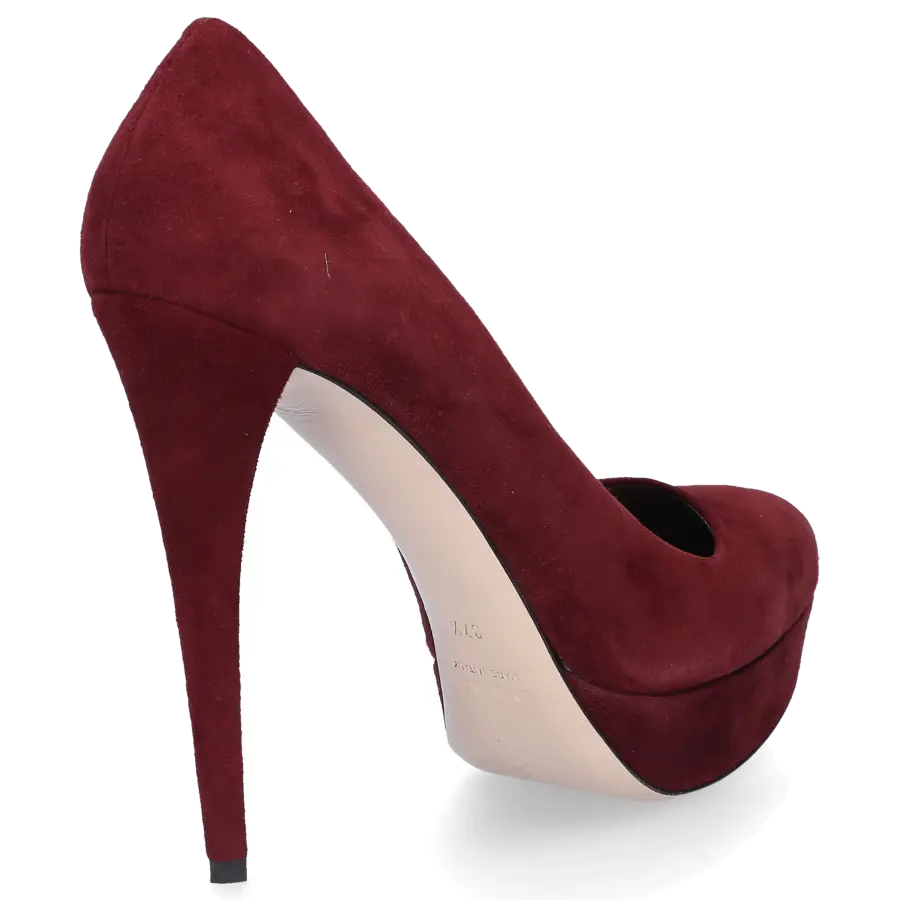 Miu Miu - Pumps Veloursleder - rot