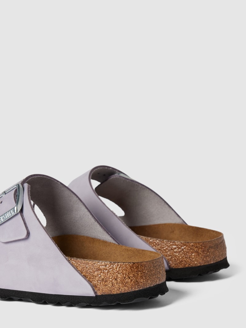 Sandalen mit Dornschließe Modell 'Arizona' in lavendel