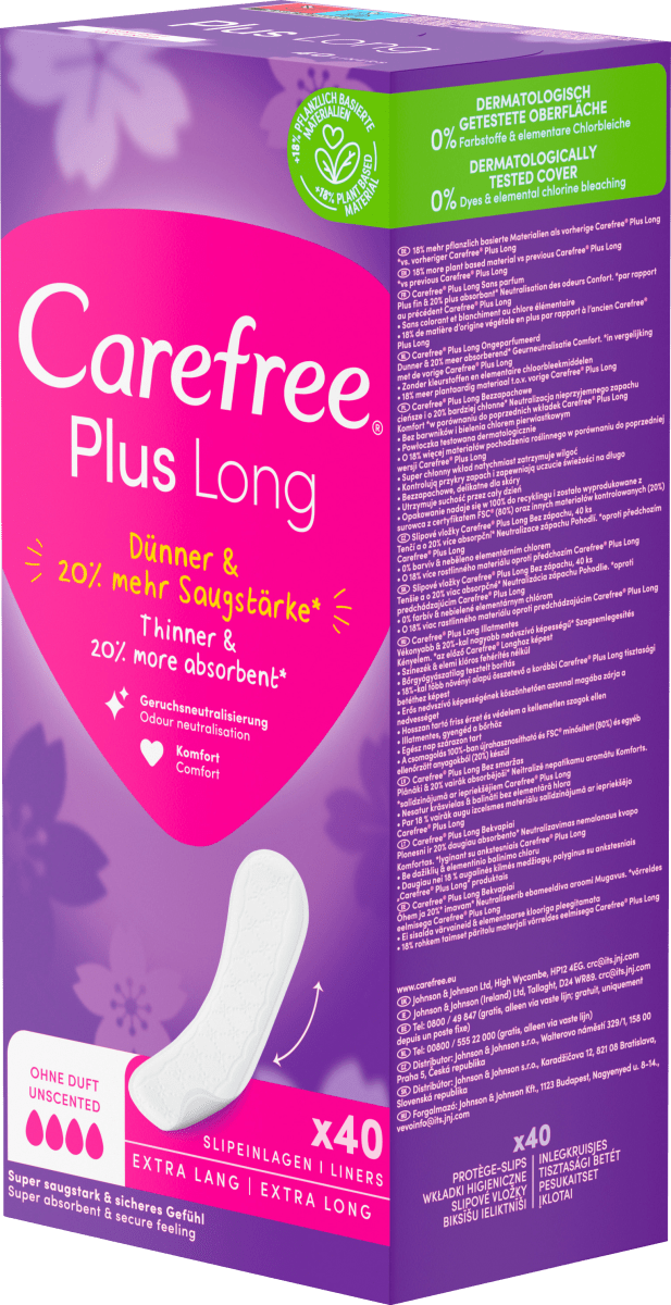 Slipeinlage Plus Long, 40 St