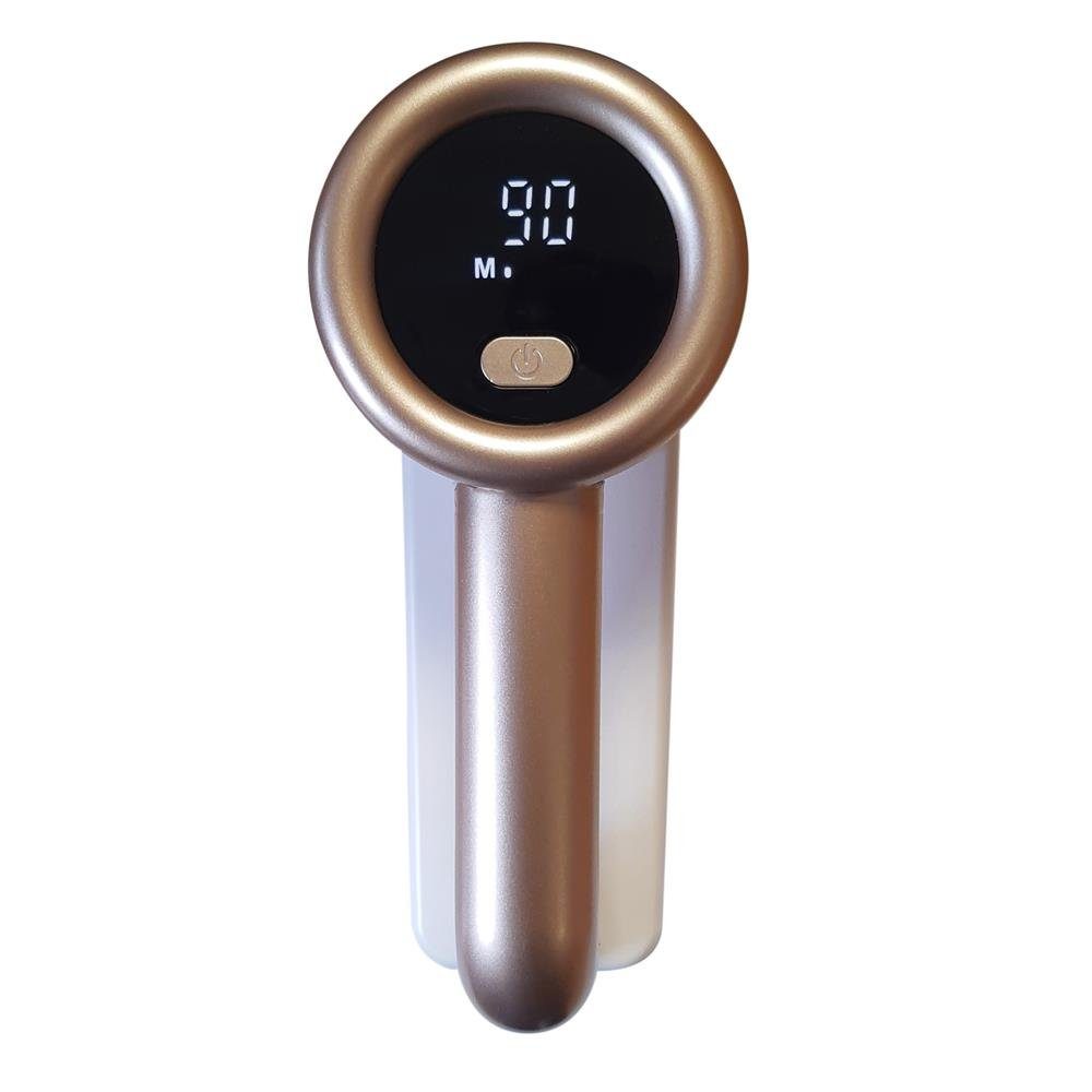 Adler Fusselrasierer AD 9617, Fusselentferner, Elektrisch, für Kleidung, USB, weiß, gold