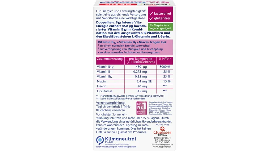 Doppelherz B12 Intense Vita-Energie