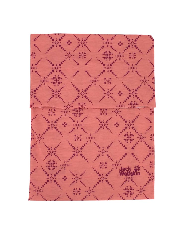 Jack Wolfskin Accessoires Decor Headgear Neck Warmer Tube Schal in Rosa günstig kaufen onesize