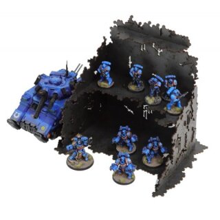 U-Shaped Necrotek Ruin (Gunmetal)