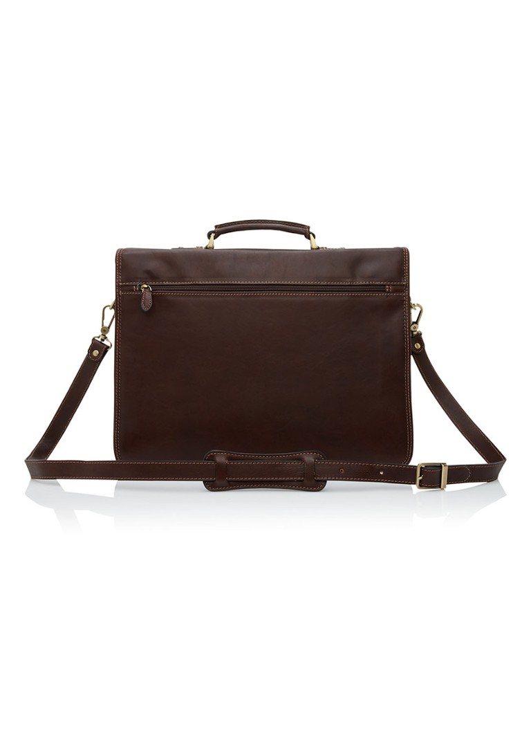 Castelijn & Beerens Verona leather business bag with 13.3-inch laptop compartment