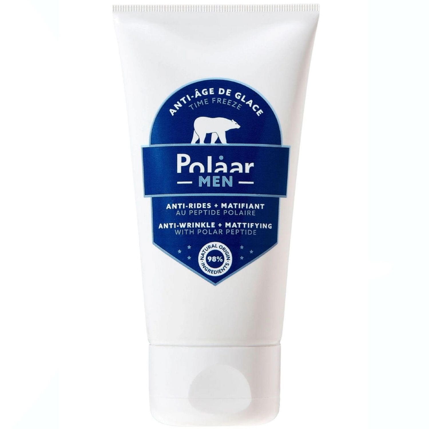Polaar Polaar Men Anti-Age de Glace Soin Anti-Rides & Matifiant au Peptide Polaire 50 ml