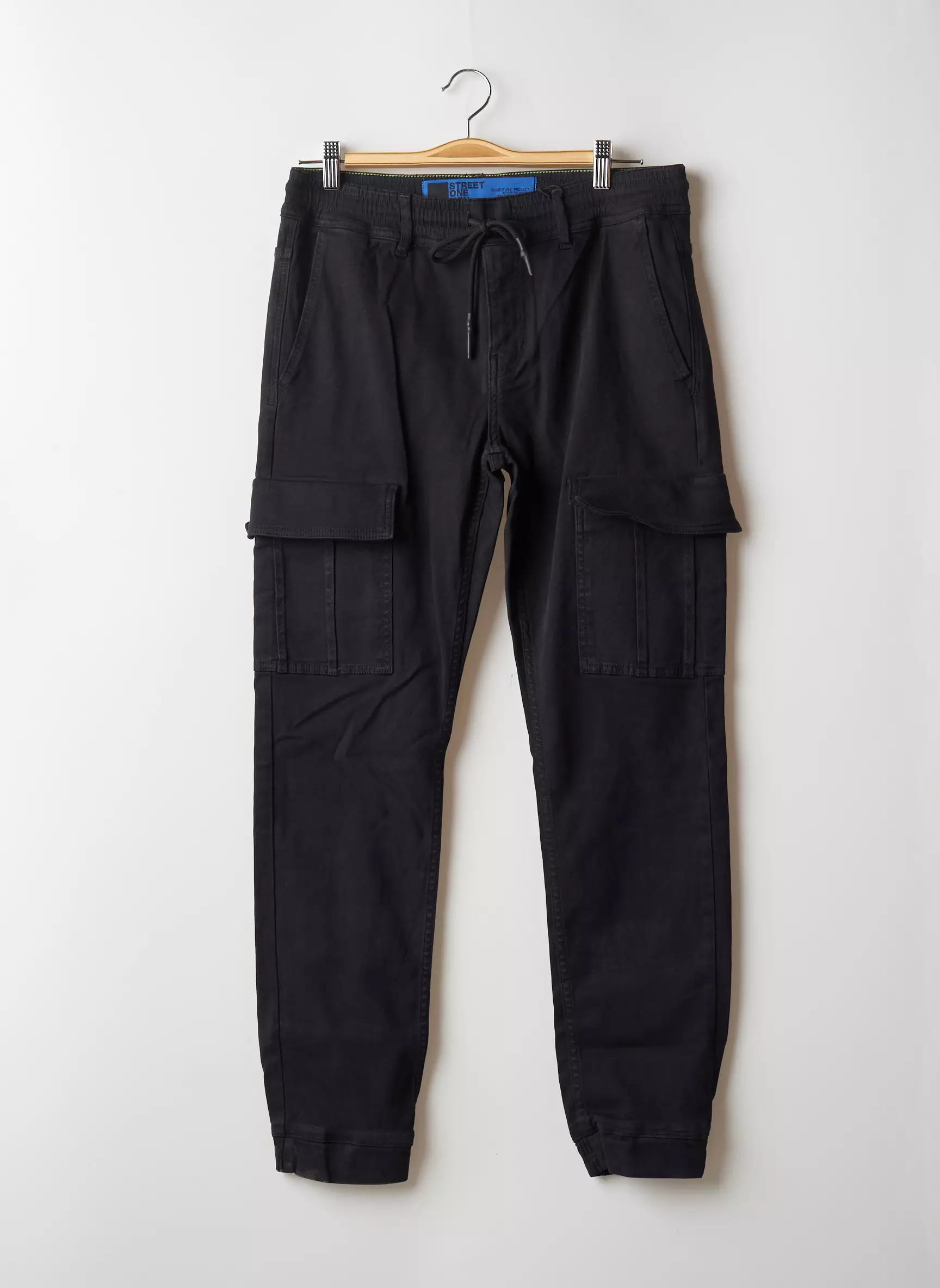 Street One Pantalons Cargo Homme couleur noir