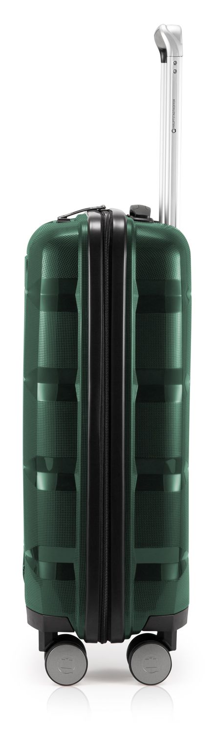 Britz - hand luggage hard case trolley, TSA, 55 cm, 34 liters dark green
