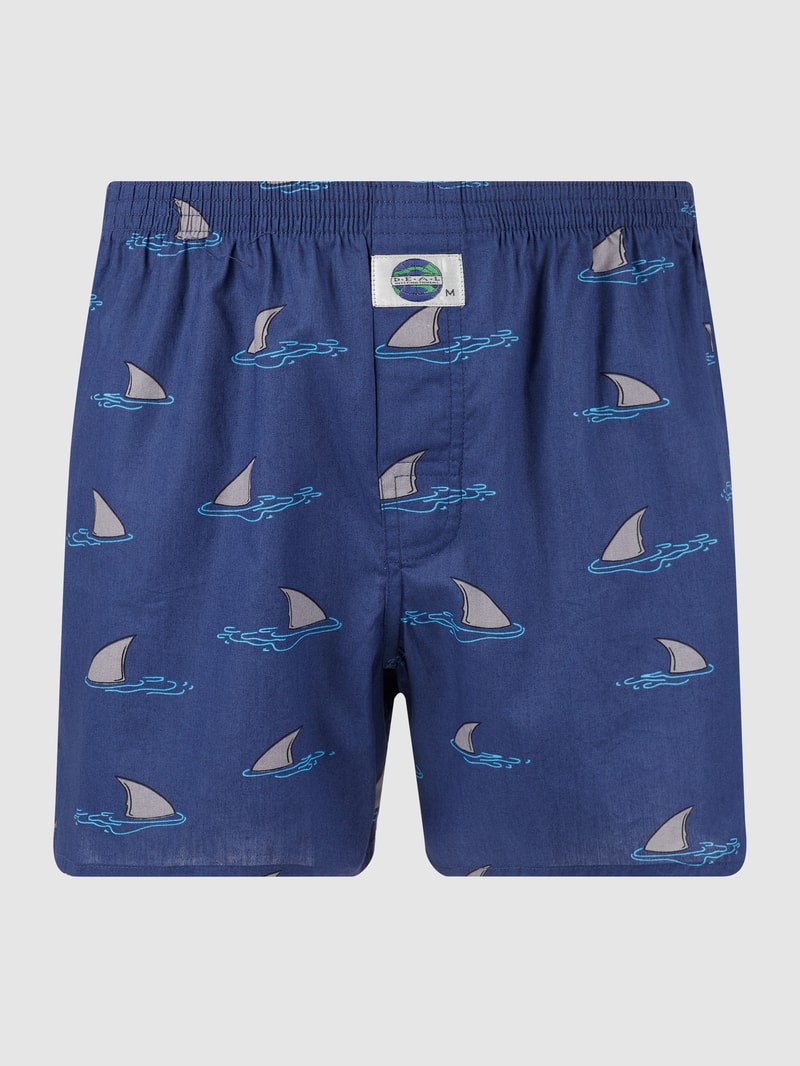 Boxershorts aus Baumwolle in dunkelblau