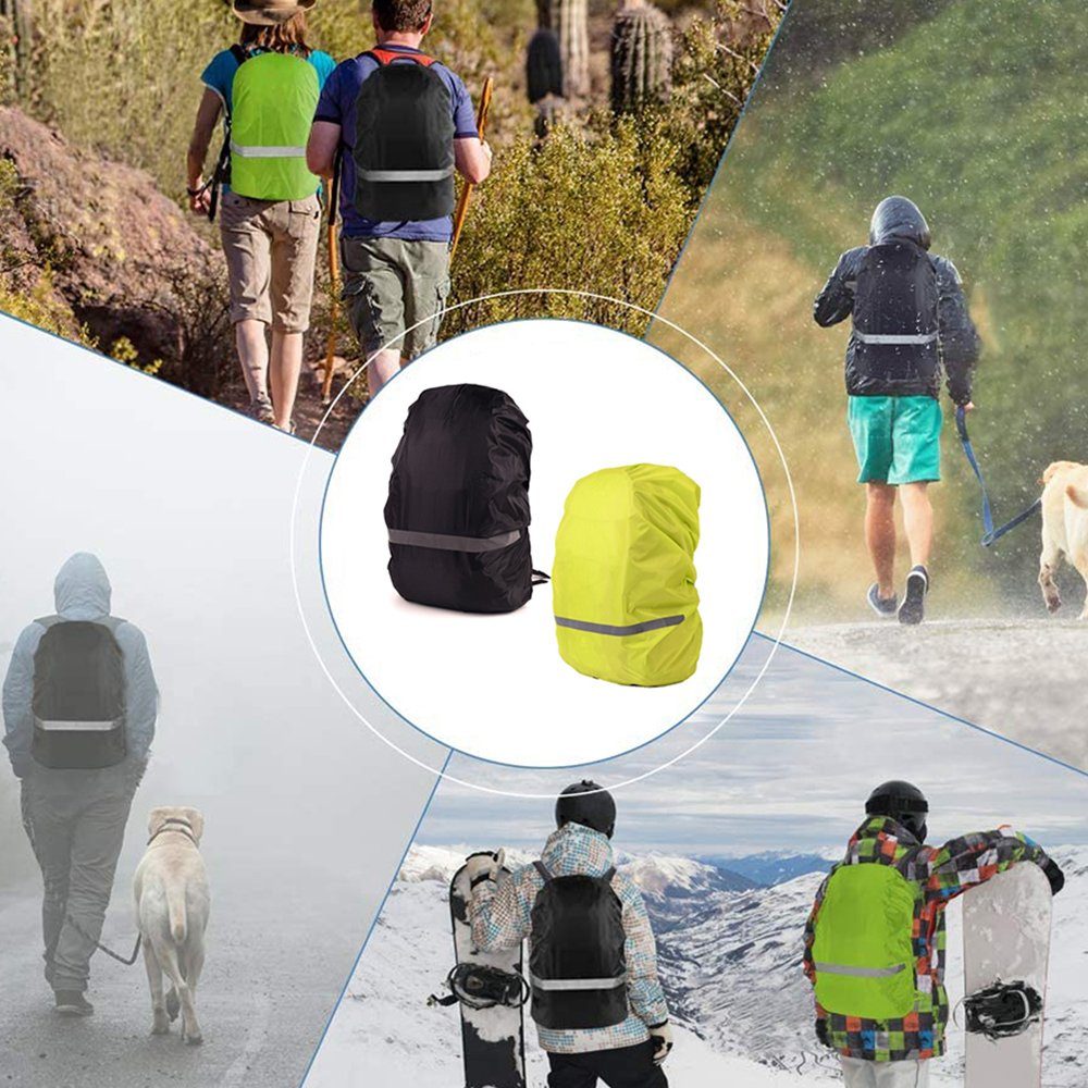 FeelGlad Reiserucksack Rucksack Regenhülle, verstellbar