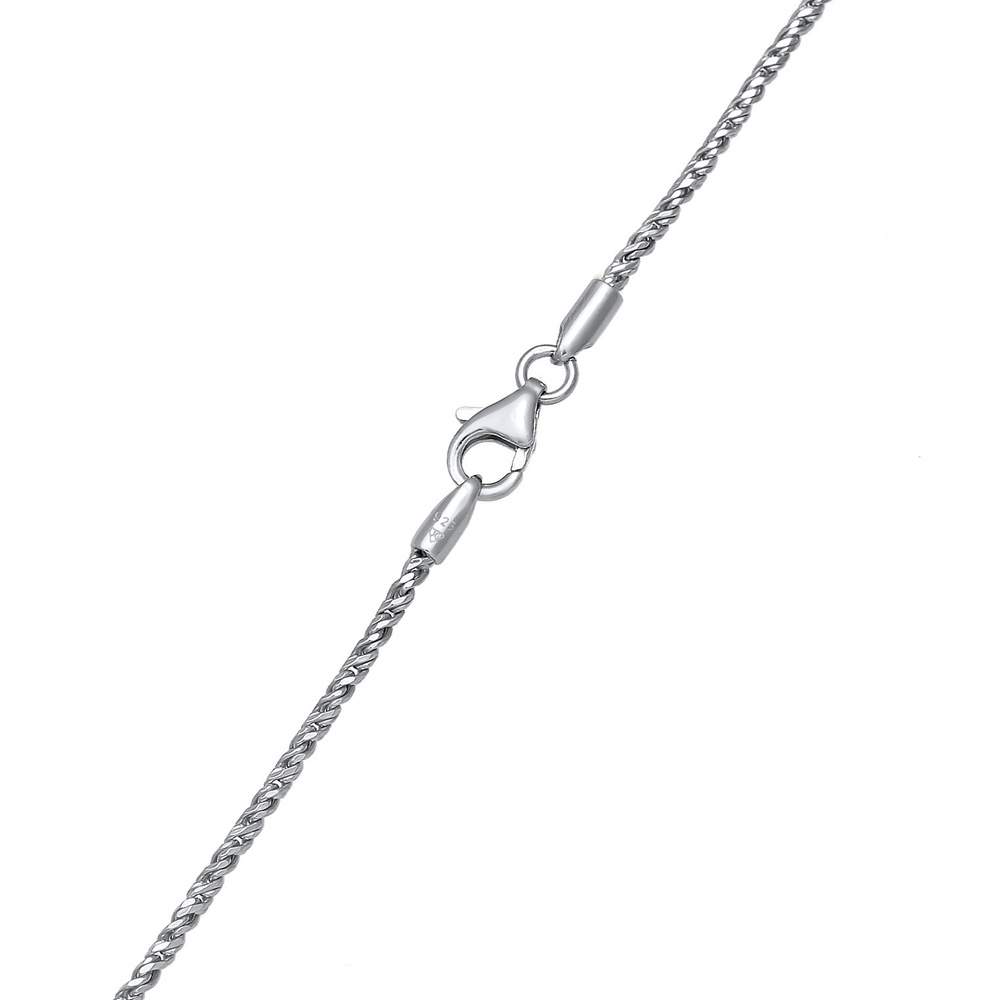 KUZZOI KUZZOI Collier Collier pour hommes avec cordon de base torsadé fin en argent ster collier