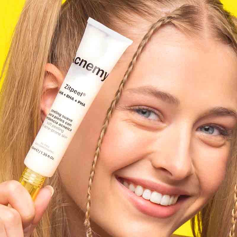 Acnemy Gesichtspeeling Zitpeel - Peeling für zu Akne neigende Haut
