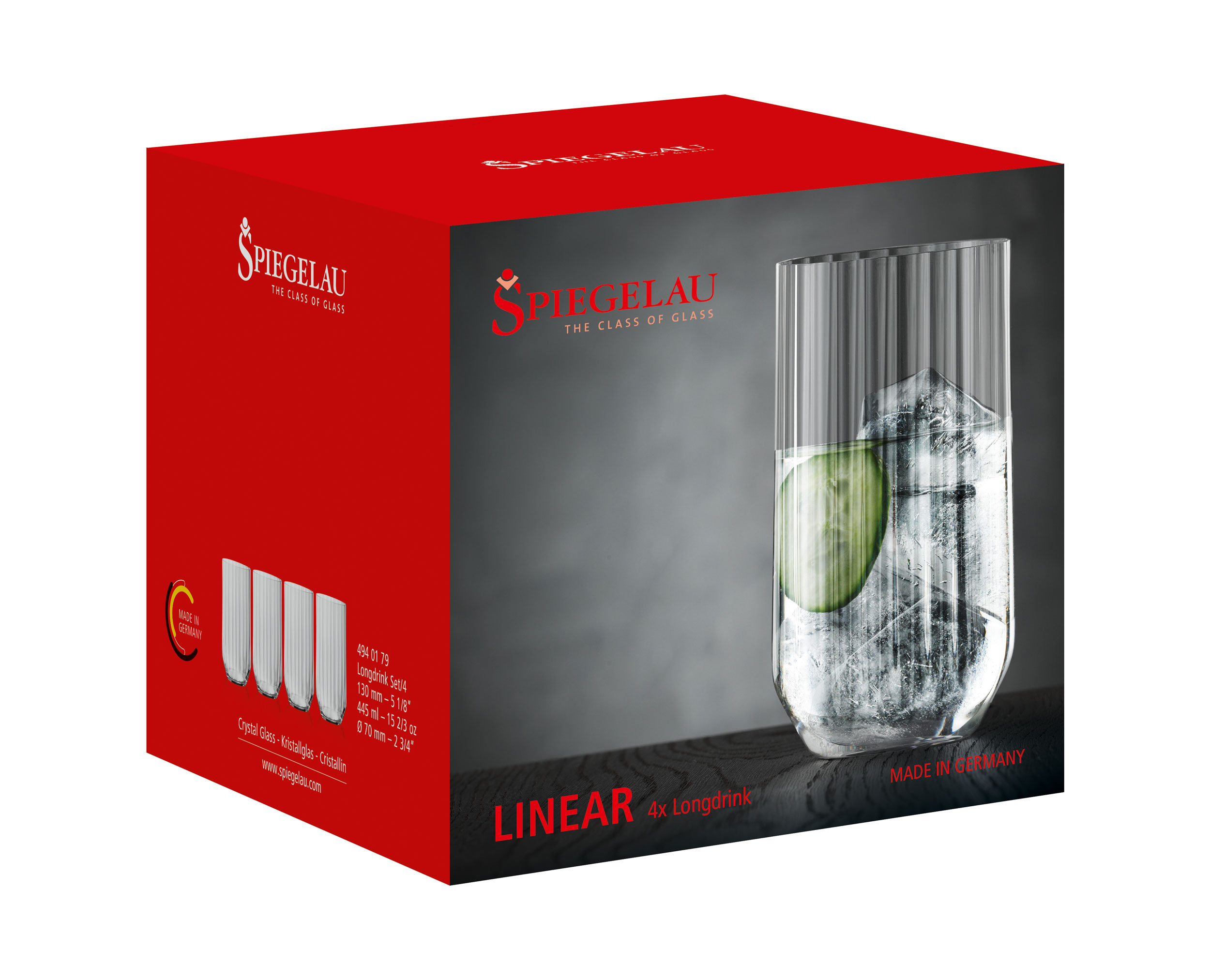 Spiegelau4er Longdrinkglas 445ml