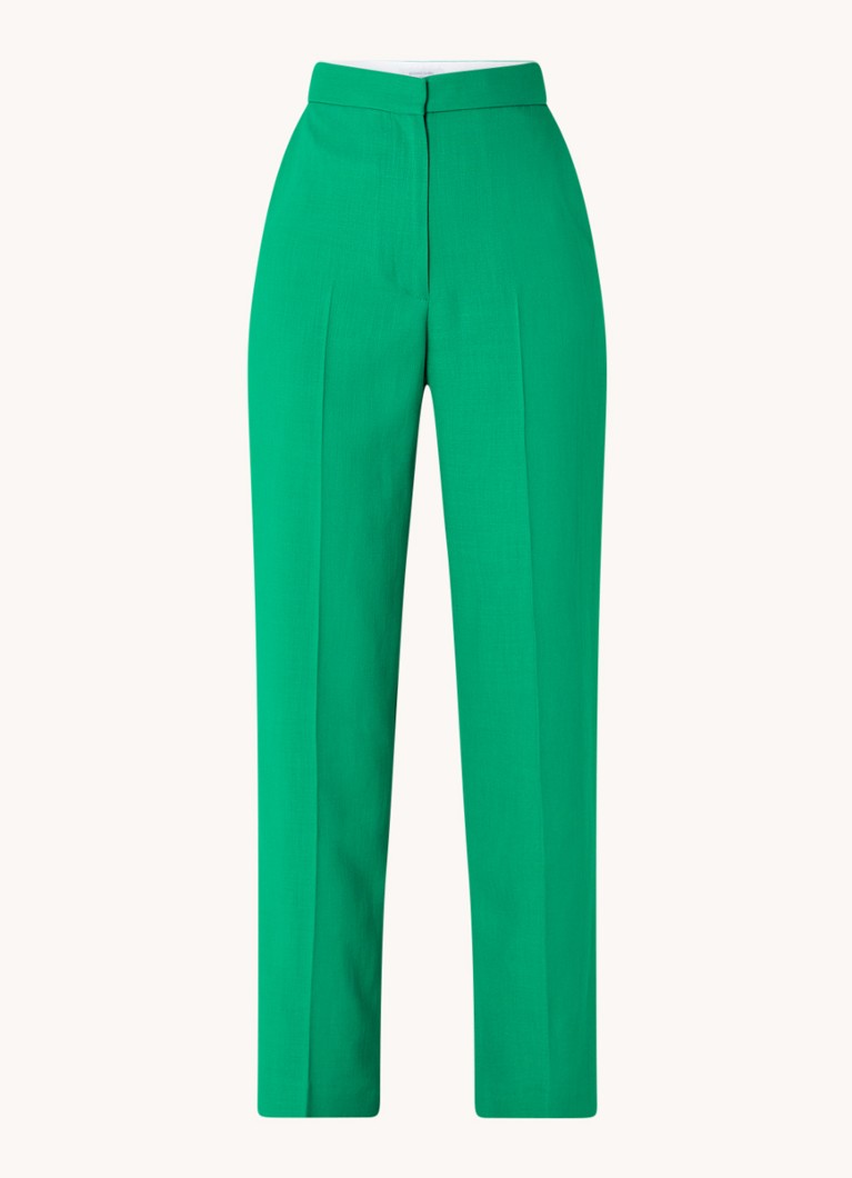 Pantaloni cu talie înaltă, cu croială dreaptă și buzunare laterale, de la Gerard Darel.