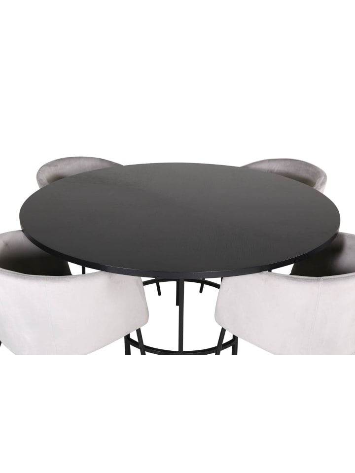 ebuy24 Essgruppe Copenhagen 1 Grau 140 x 140 cm günstig kaufen onesize