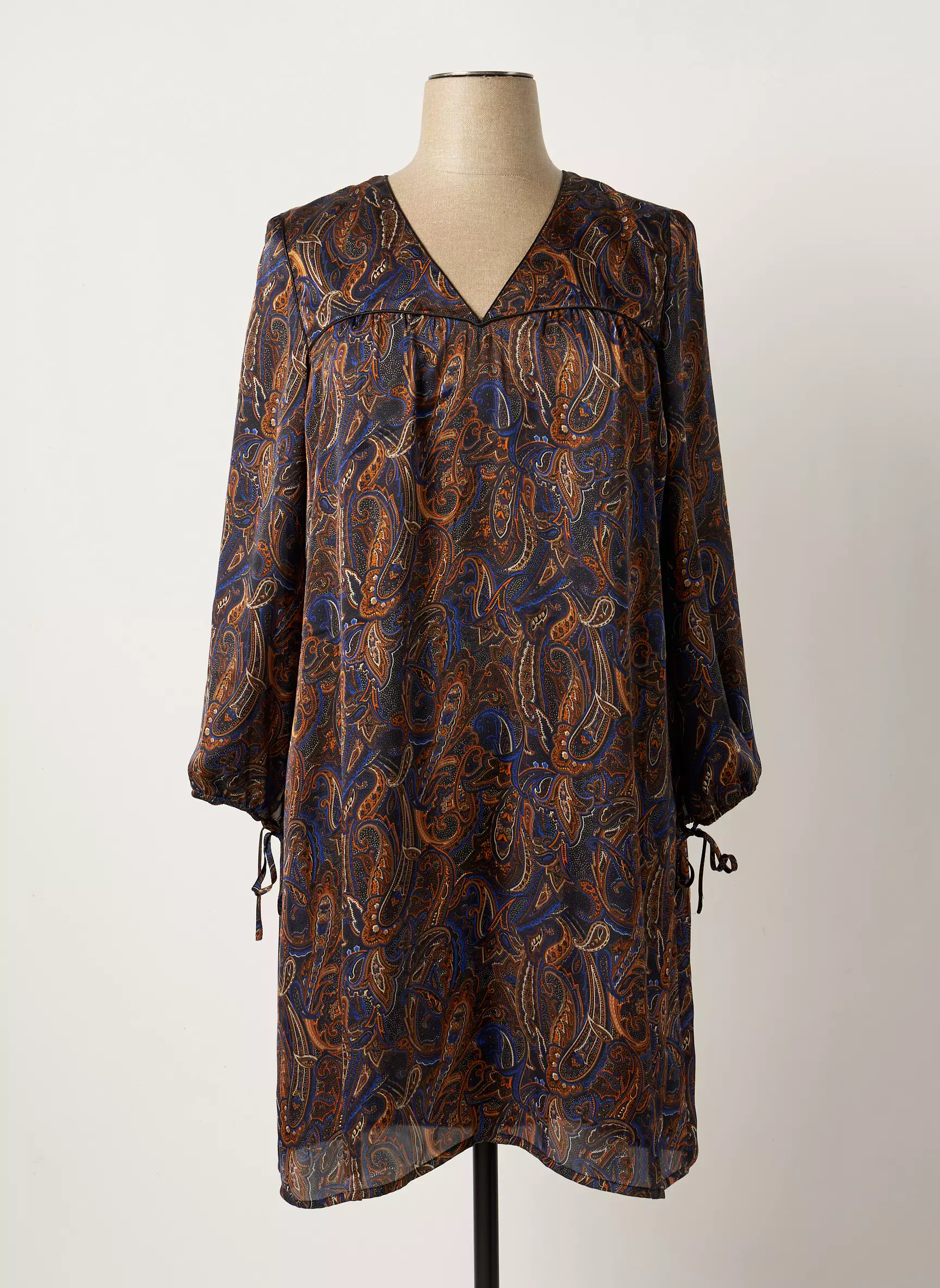 Nathalie Chaize Robes Mi Longues Femme couleur bleu