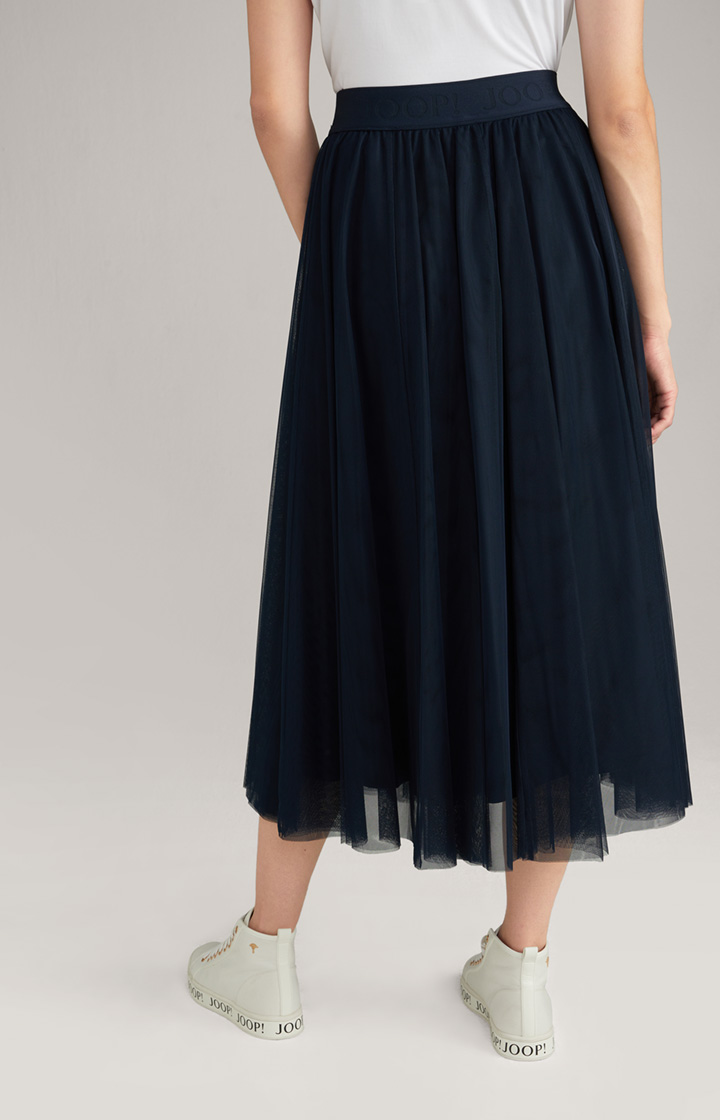 Tüllrock in Navy