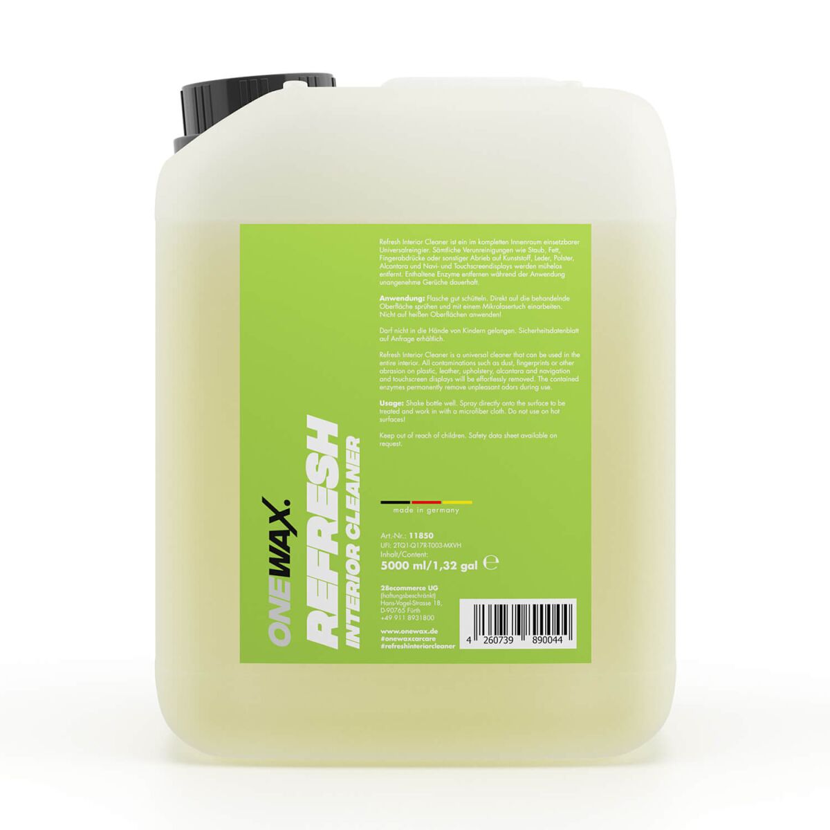 ONEWAX Refresh Interior Cleaner 5L