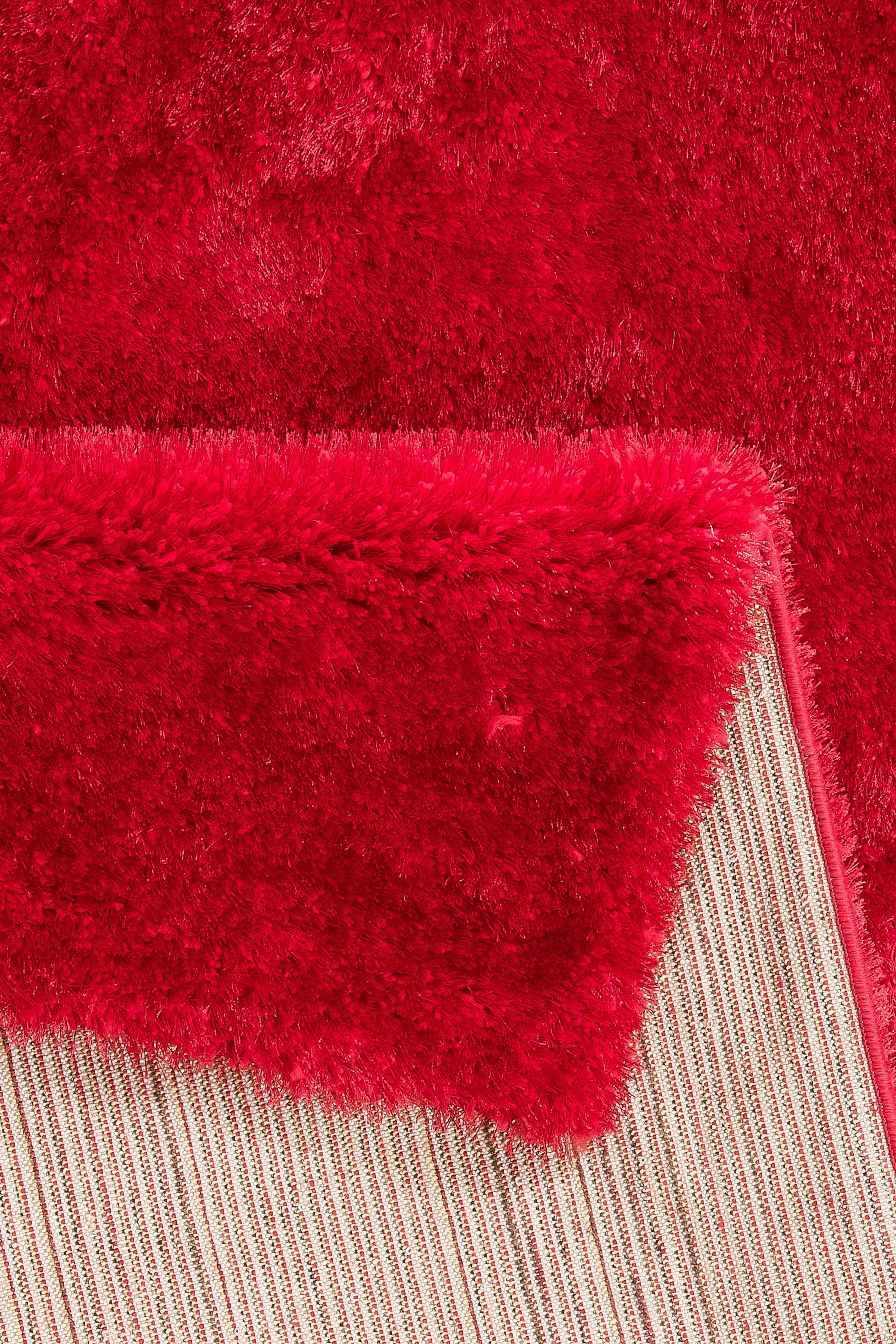 Hochflor-Teppich Mikro Soft Super, my home, rechteckig, Höhe: 50 mm, besonders weich durch Mikrofaser, extra flauschig, einfarbig, weich
