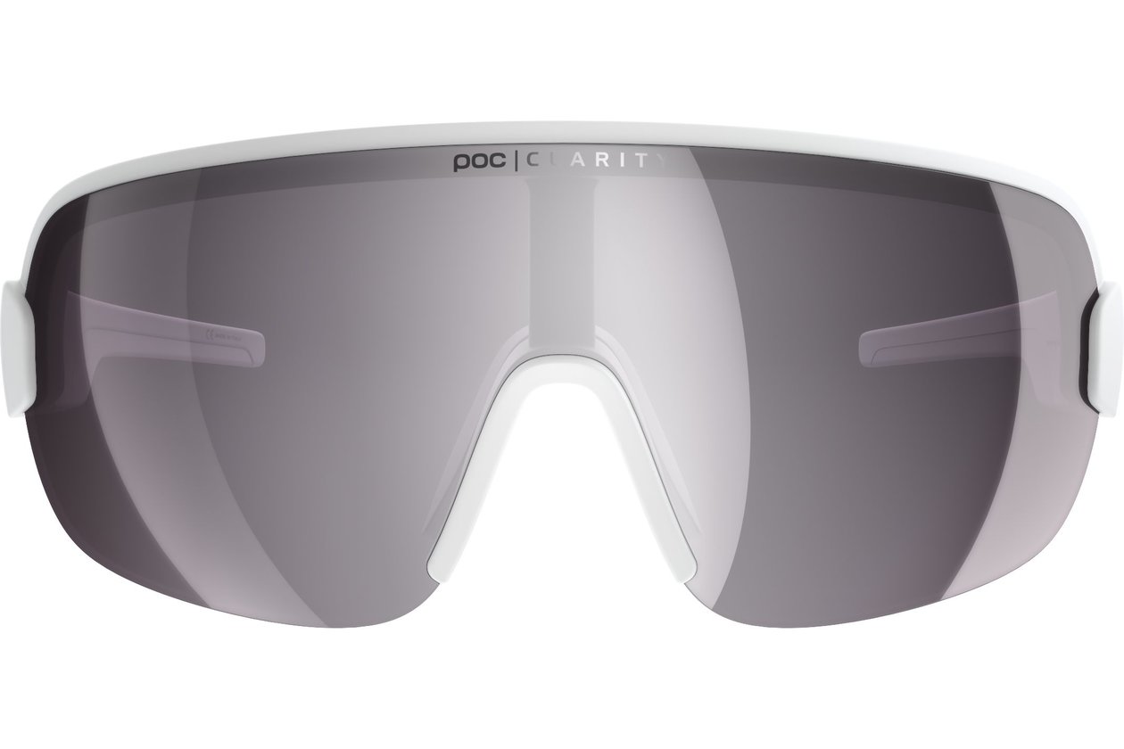 POC Aim - Hydrogen White/Violet/Silver Mirror