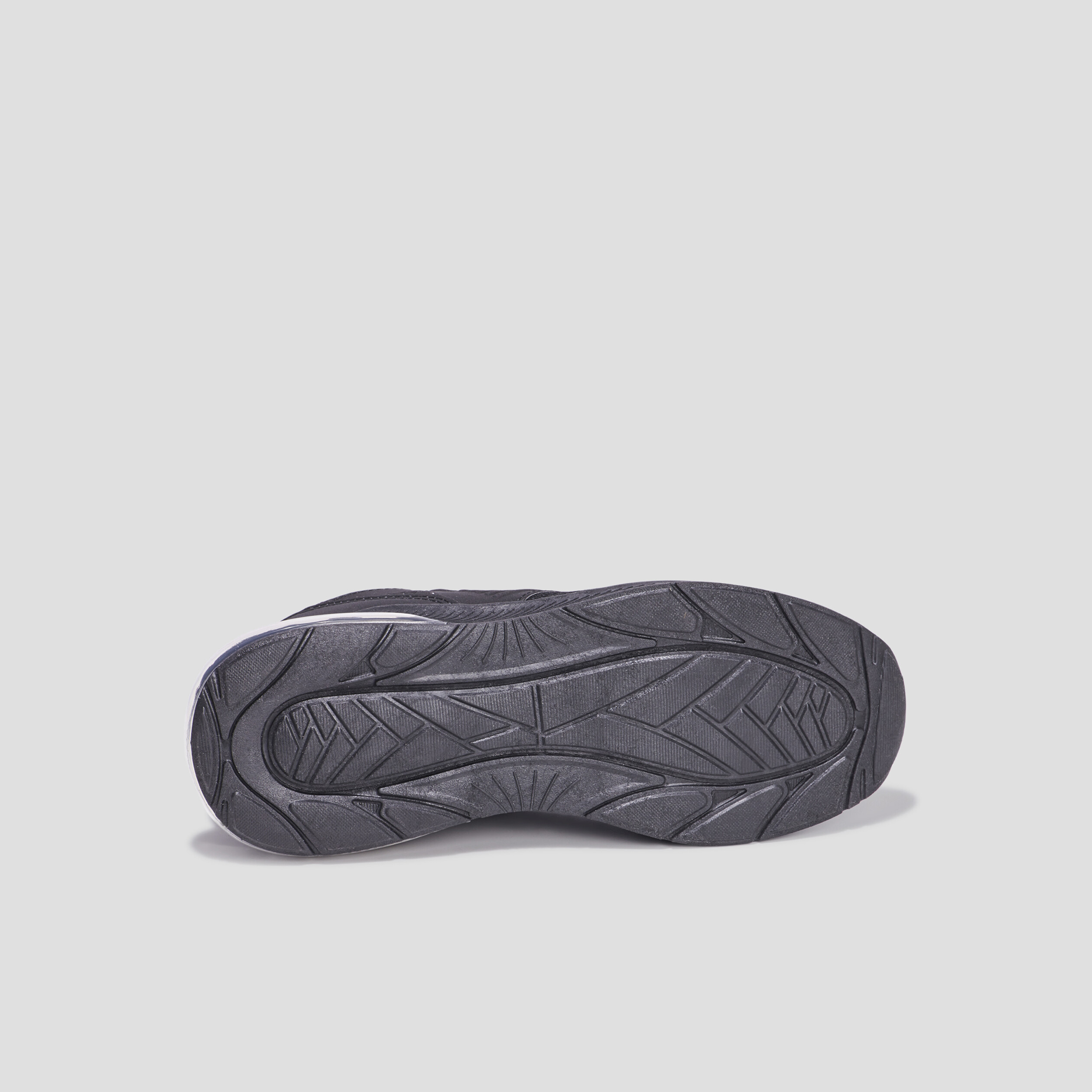 Baskets running à lacets Kappa Myagi noir garçon | La Halle
