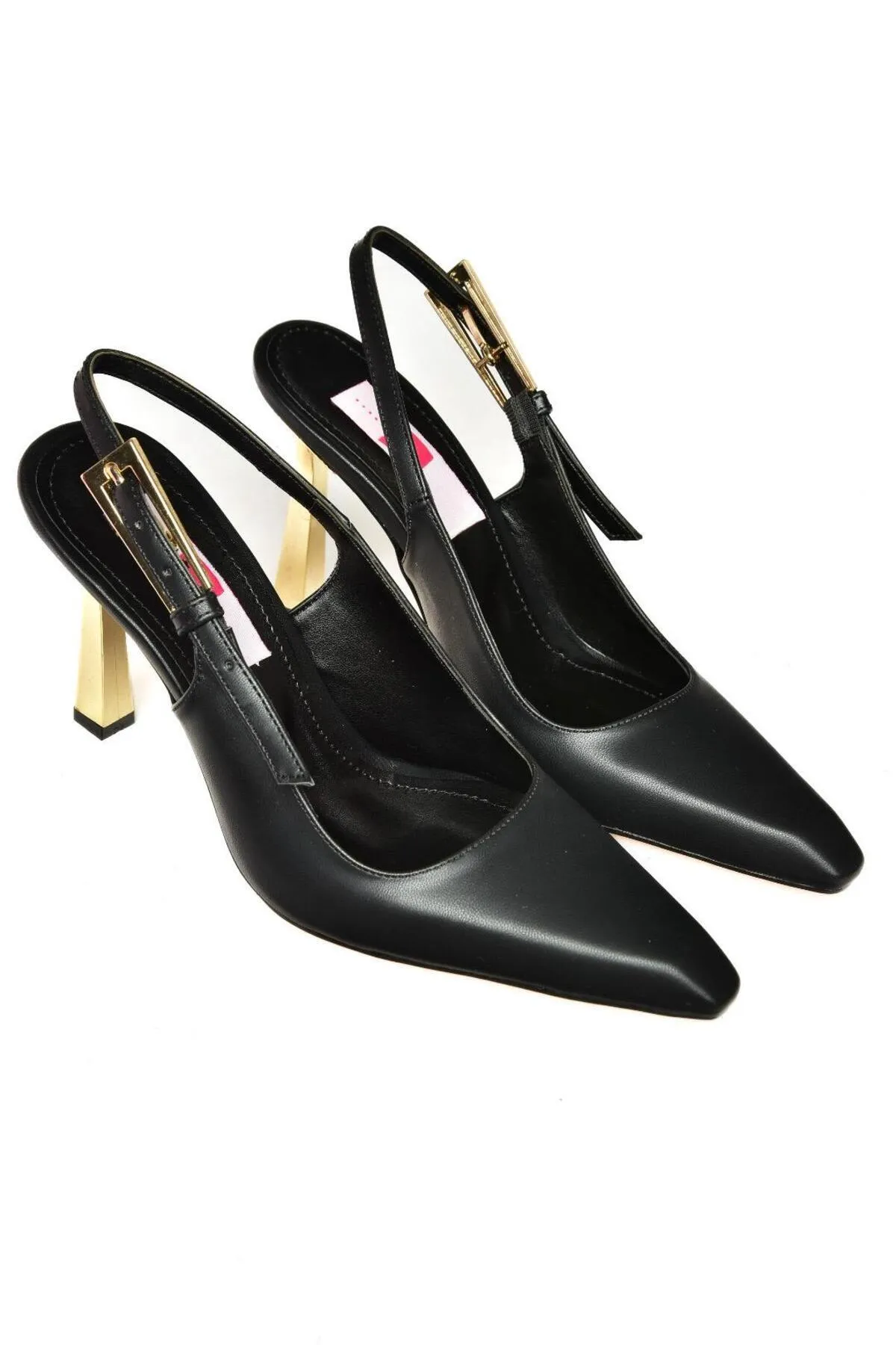 Fox Shoes  S752098709 Schwarze Damenschuhe mit dicken Absätzen