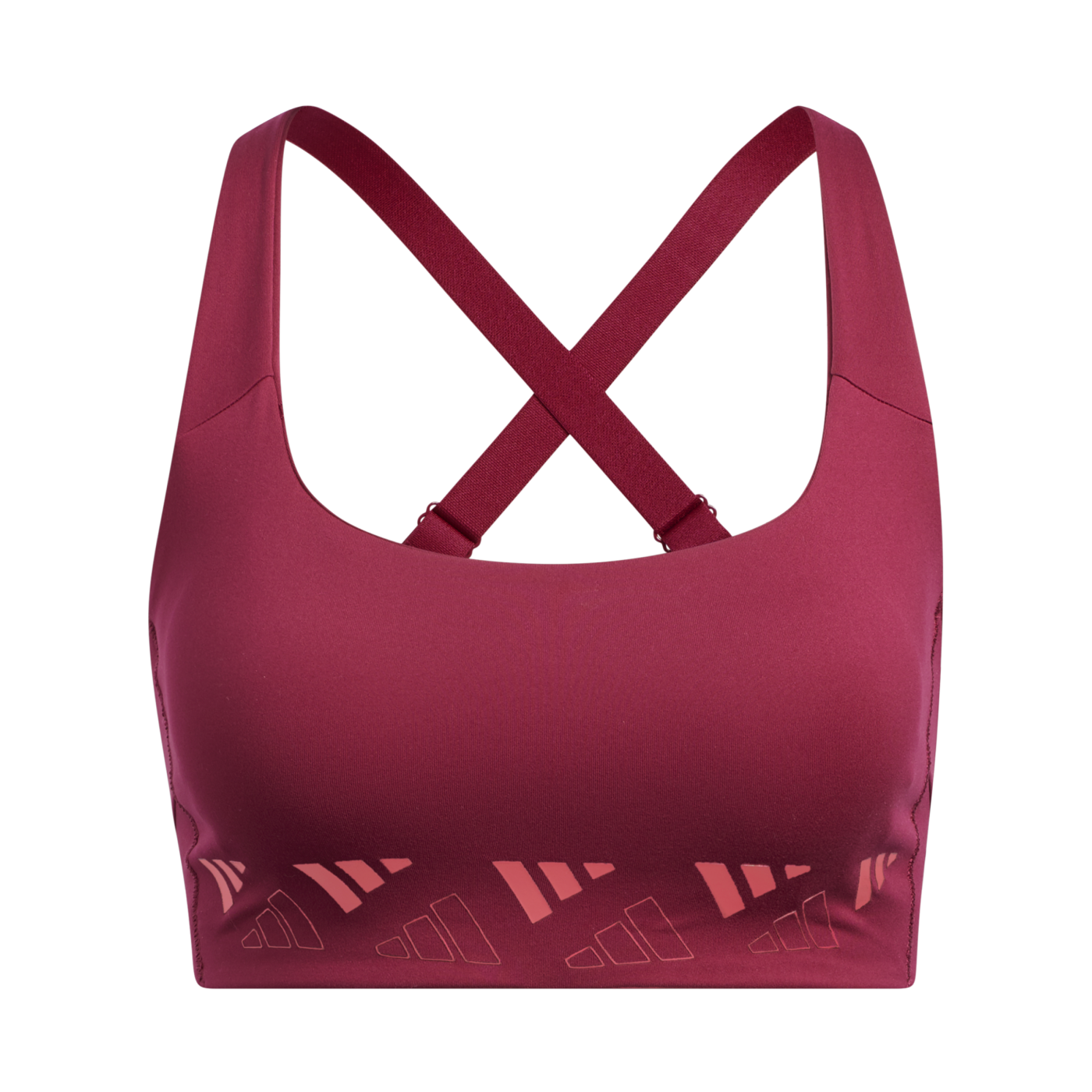 adidas 3B medSupp Sport-BH Training Damen Rot